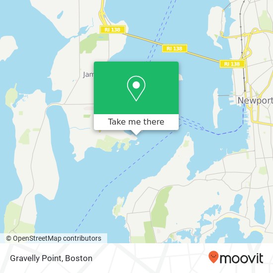 Mapa de Gravelly Point