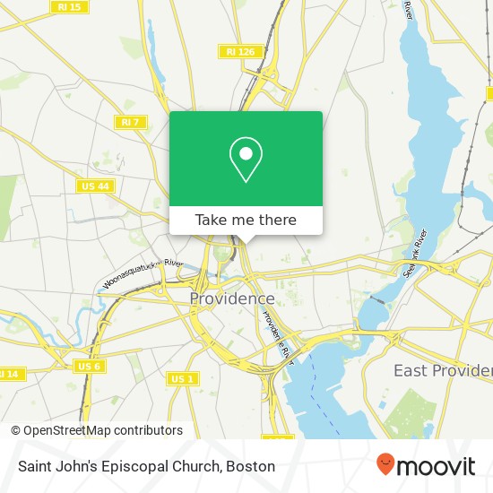 Saint John's Episcopal Church map