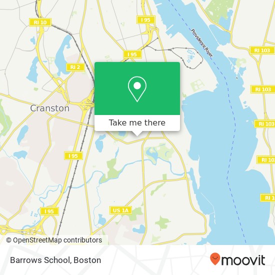 Barrows School map