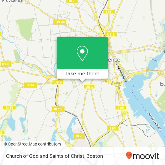 Mapa de Church of God and Saints of Christ