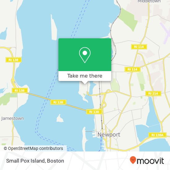 Small Pox Island map