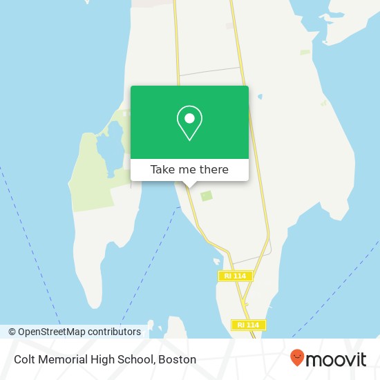 Mapa de Colt Memorial High School