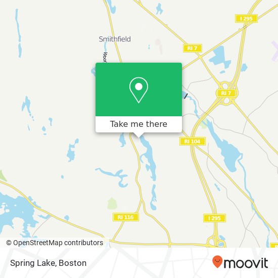 Mapa de Spring Lake