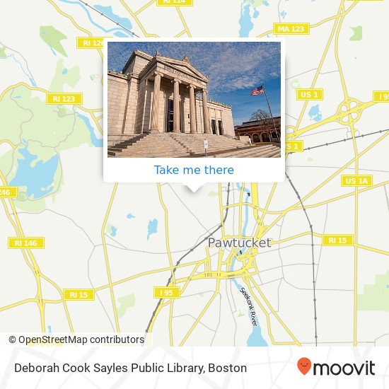Deborah Cook Sayles Public Library map