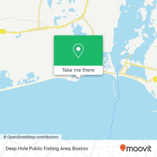 Mapa de Deep Hole Public Fishing Area