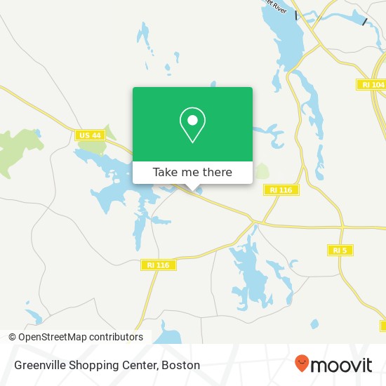 Mapa de Greenville Shopping Center