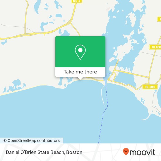 Daniel O'Brien State Beach map