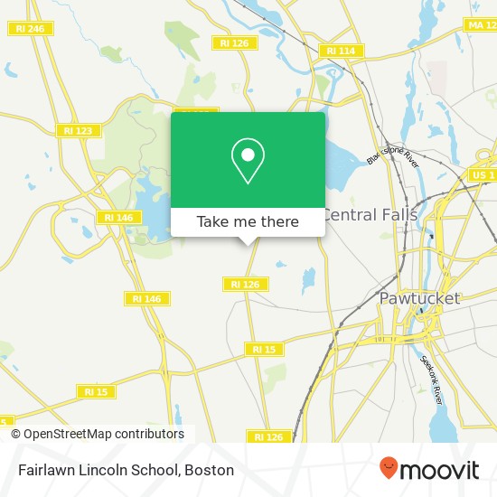 Fairlawn Lincoln School map