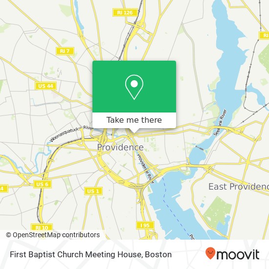 Mapa de First Baptist Church Meeting House