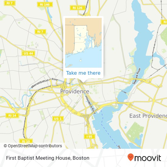 Mapa de First Baptist Meeting House