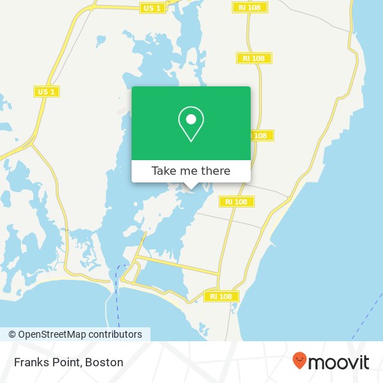 Mapa de Franks Point