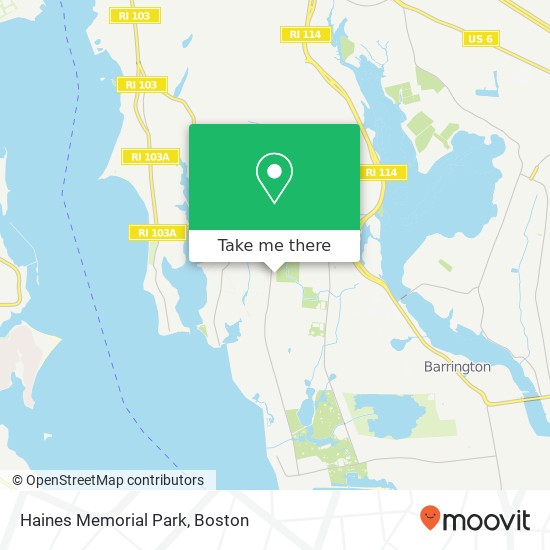 Haines Memorial Park map