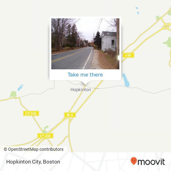 Hopkinton City map