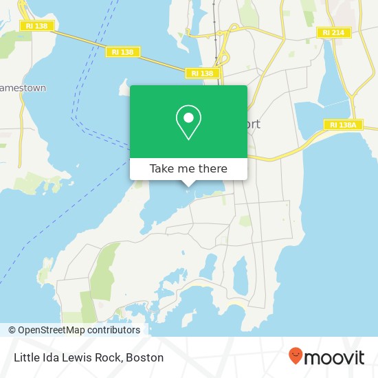 Mapa de Little Ida Lewis Rock