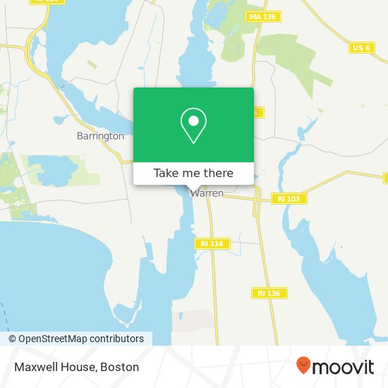 Mapa de Maxwell House