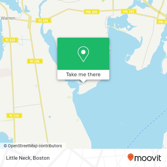 Mapa de Little Neck