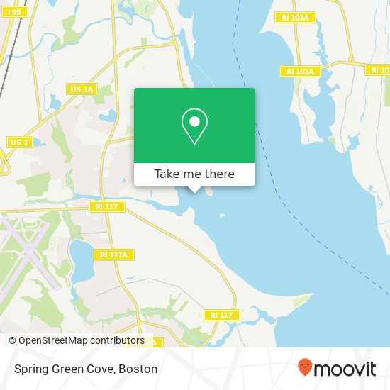 Mapa de Spring Green Cove