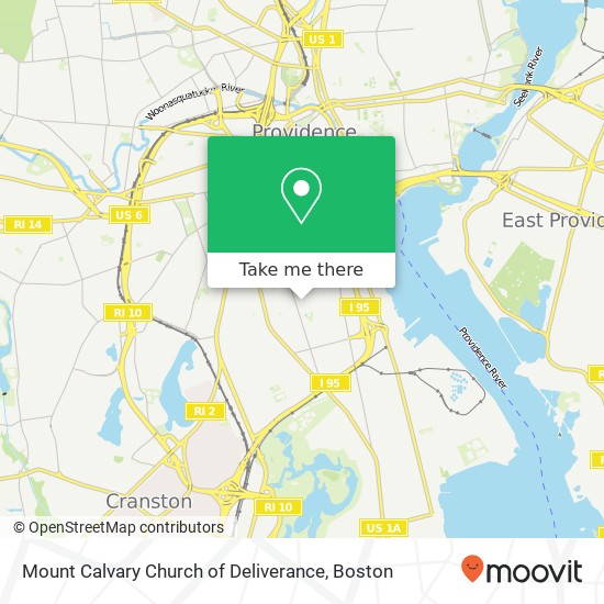 Mount Calvary Church of Deliverance map