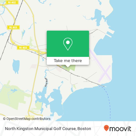 Mapa de North Kingston Municipal Golf Course