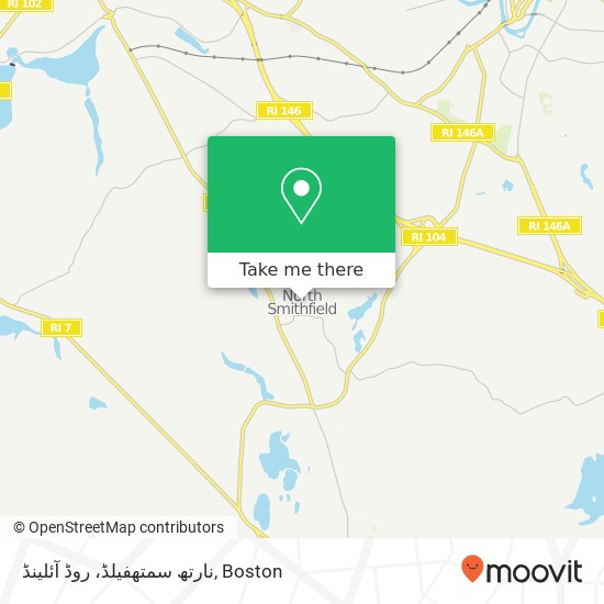 نارتھ سمتھفیلڈ، روڈ آئلینڈ map