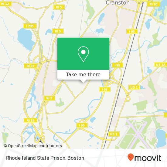 Mapa de Rhode Island State Prison