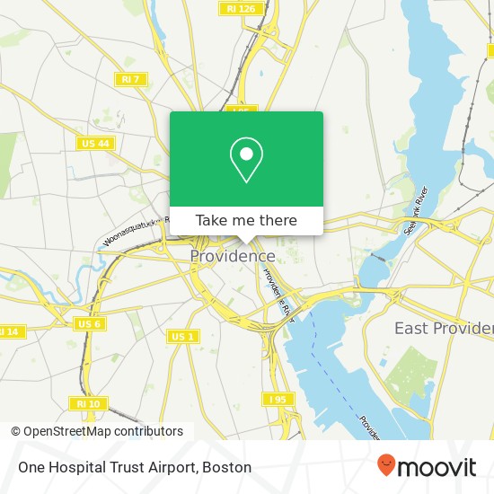 Mapa de One Hospital Trust Airport