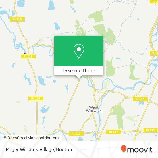 Roger Williams Village map