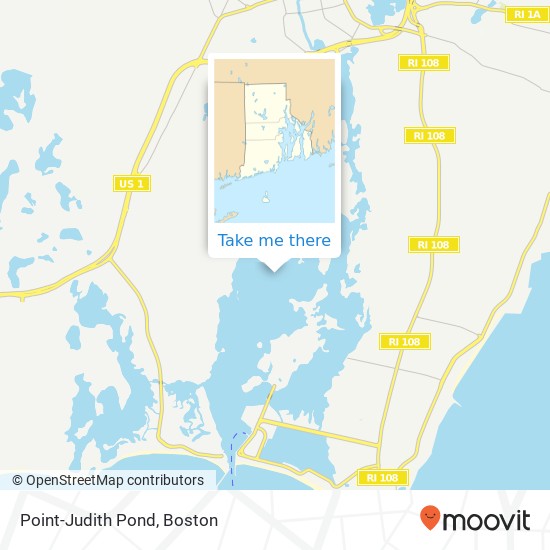 Point-Judith Pond map