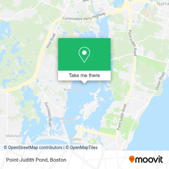 Point-Judith Pond map