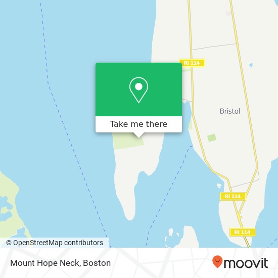 Mapa de Mount Hope Neck