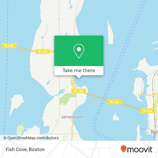 Fish Cove map