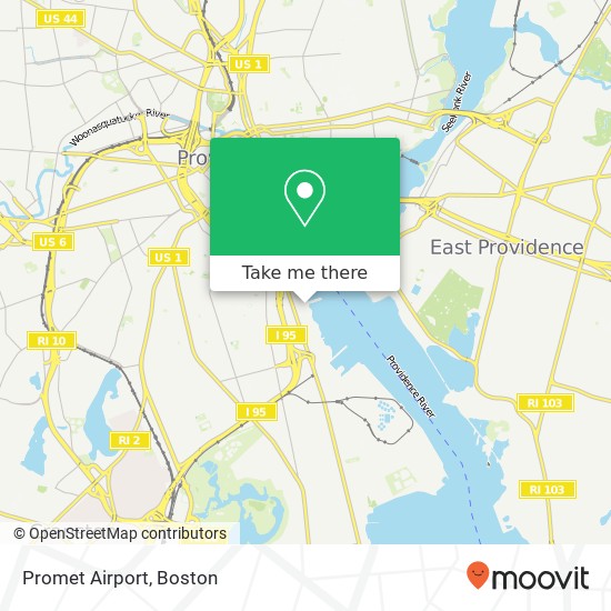 Promet Airport map