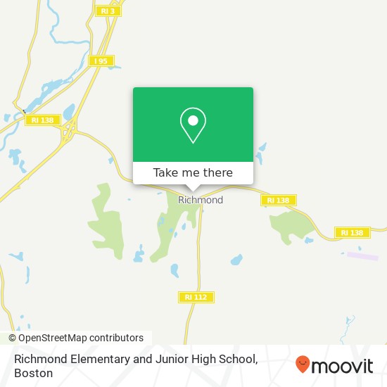 Richmond Elementary and Junior High School map