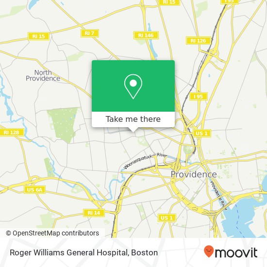 Mapa de Roger Williams General Hospital