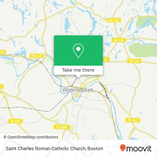 Saint Charles Roman Catholic Church map