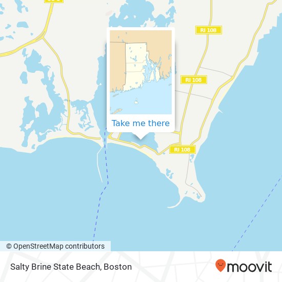 Salty Brine State Beach map