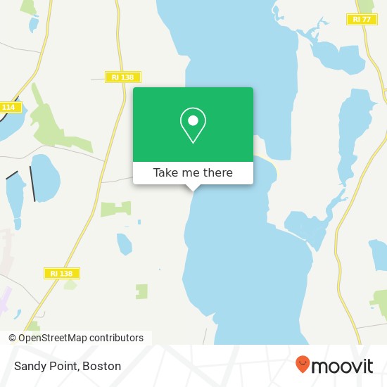 Sandy Point map