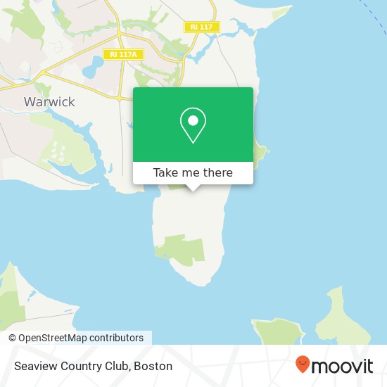 Seaview Country Club map