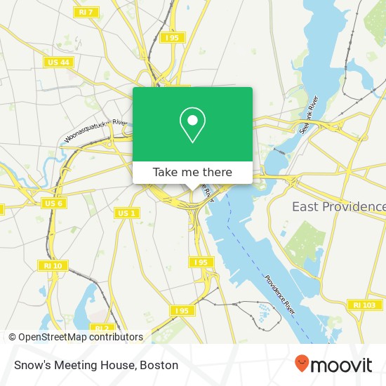 Mapa de Snow's Meeting House