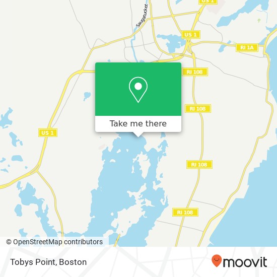 Tobys Point map