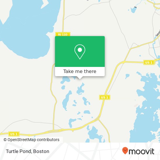 Mapa de Turtle Pond