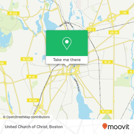 Mapa de United Church of Christ