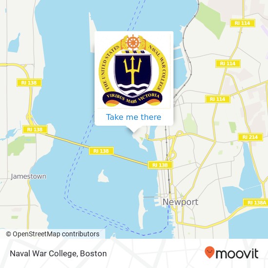 Naval War College map