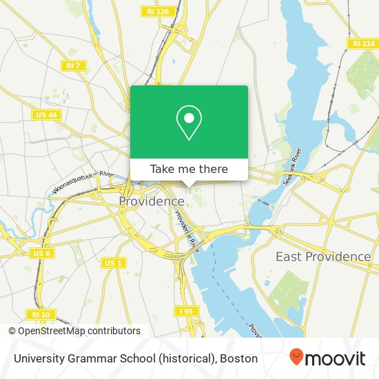 University Grammar School (historical) map