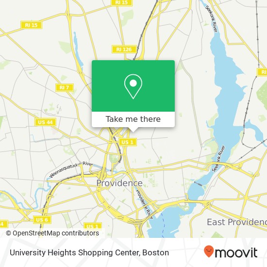 University Heights Shopping Center map