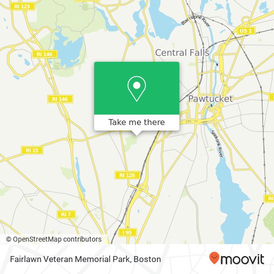 Mapa de Fairlawn Veteran Memorial Park