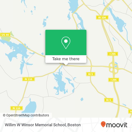 Willim W Winsor Memorial School map