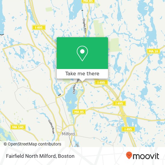 Fairfield North Milford map