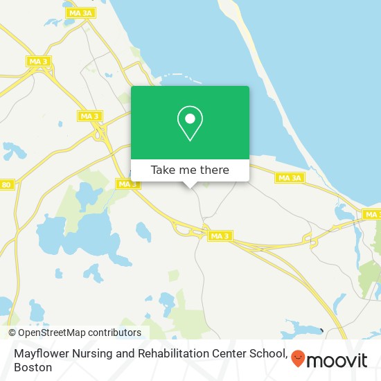 Mapa de Mayflower Nursing and Rehabilitation Center School