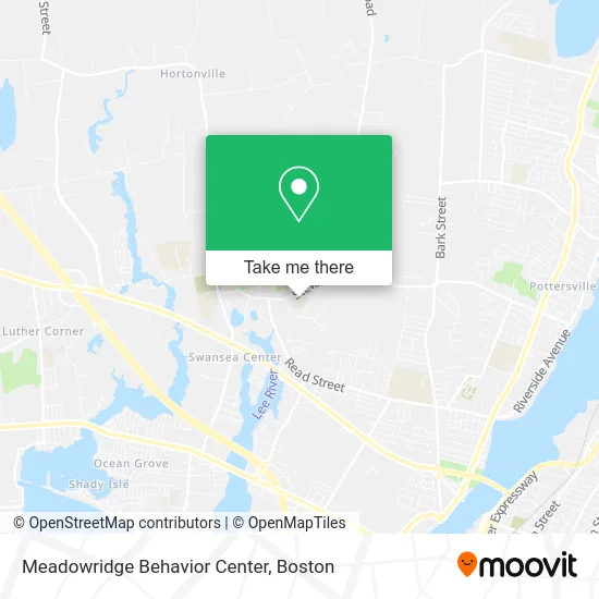 Meadowridge Behavior Center map